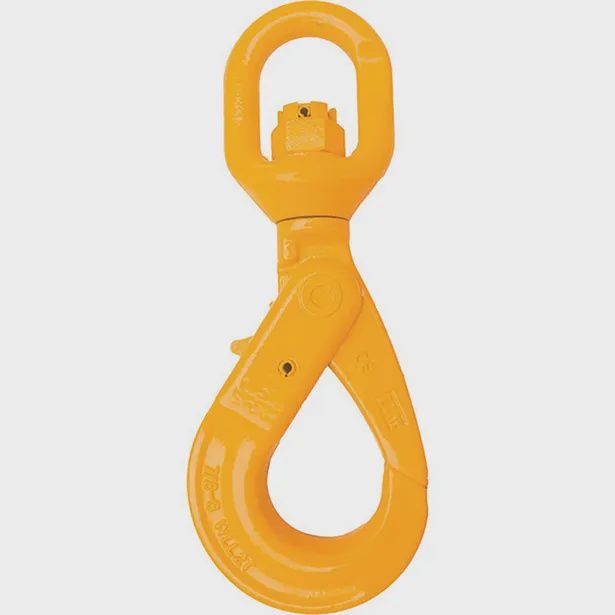 ITM TM9804-03010 10mm Chain Size Eye Swivel Self Locking Hook