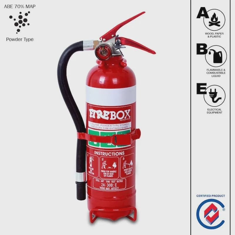 FireBox FB15ABE 1.5 Kg Dry Chemical Powder ABE Extinguisher