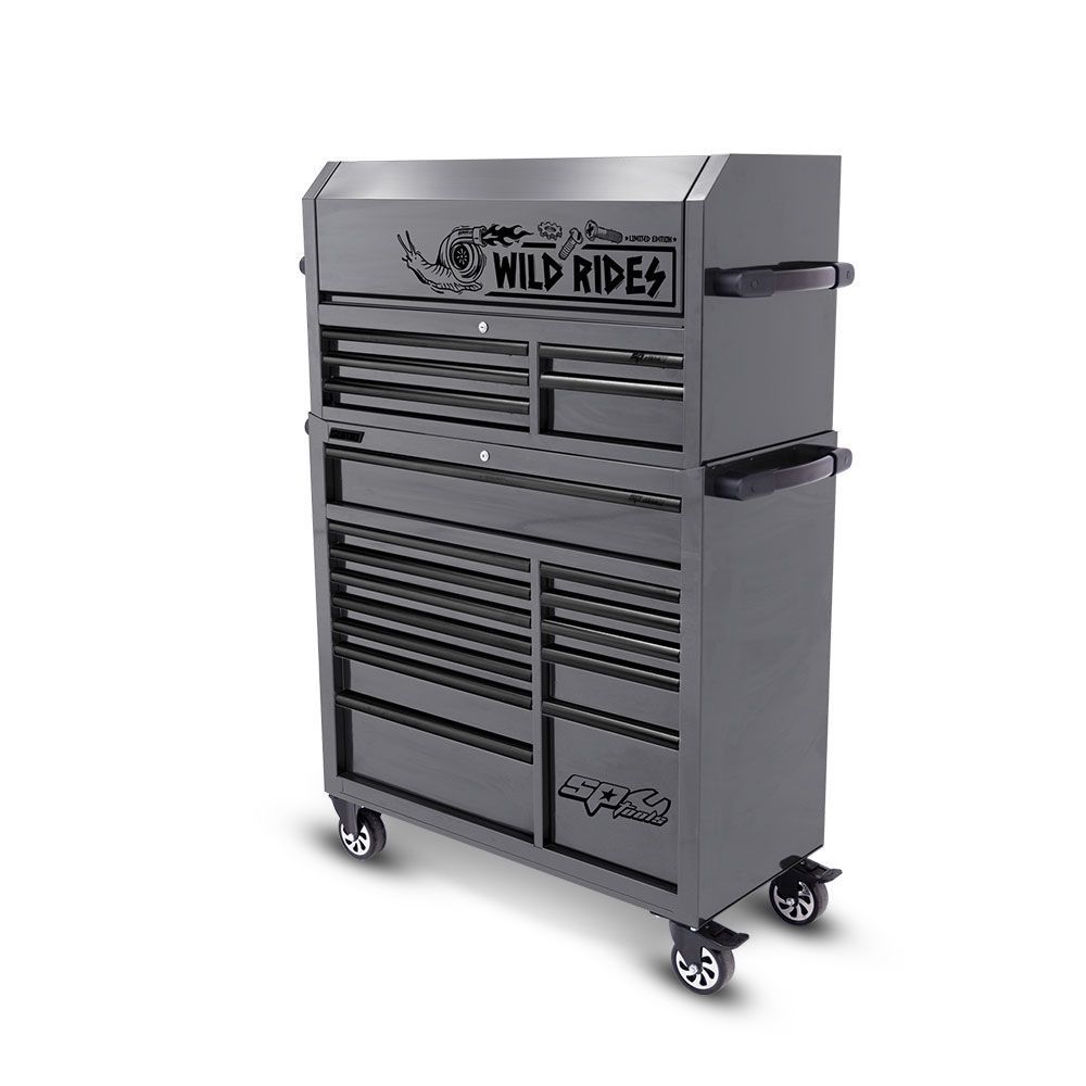 SP Tools SP59551X 300pce Metric/SAE Tool Kit In Sumo Series Hutch Tool Box &amp; Roller Cabinet