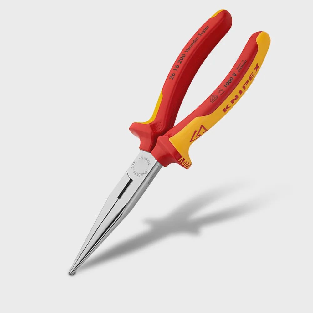 KNIPEX 2616200SB 200mm Snipe Nose Side Cutting Pliers