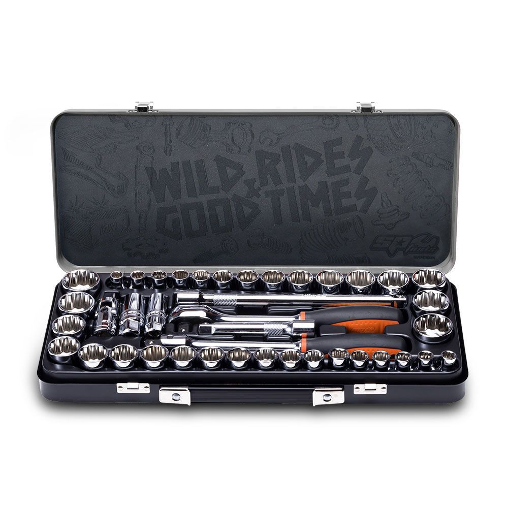 SP Tools SP29300x 41PC 1/2&quot; DR METRIC/SAE SOCKET SET