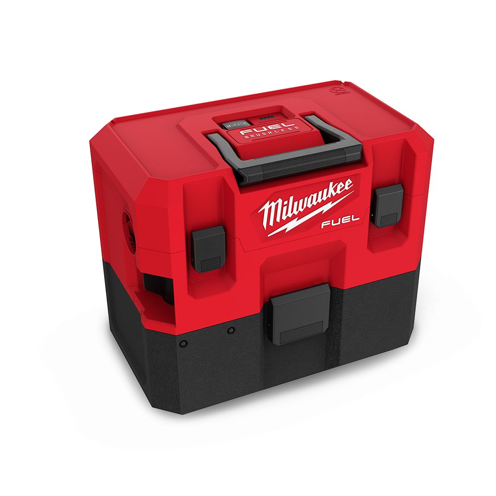 Milwaukee M12FWDVL-0 12V Li-ion Cordless FUEL Wet &amp; Dry Vacuum Cleaner - Skin Only