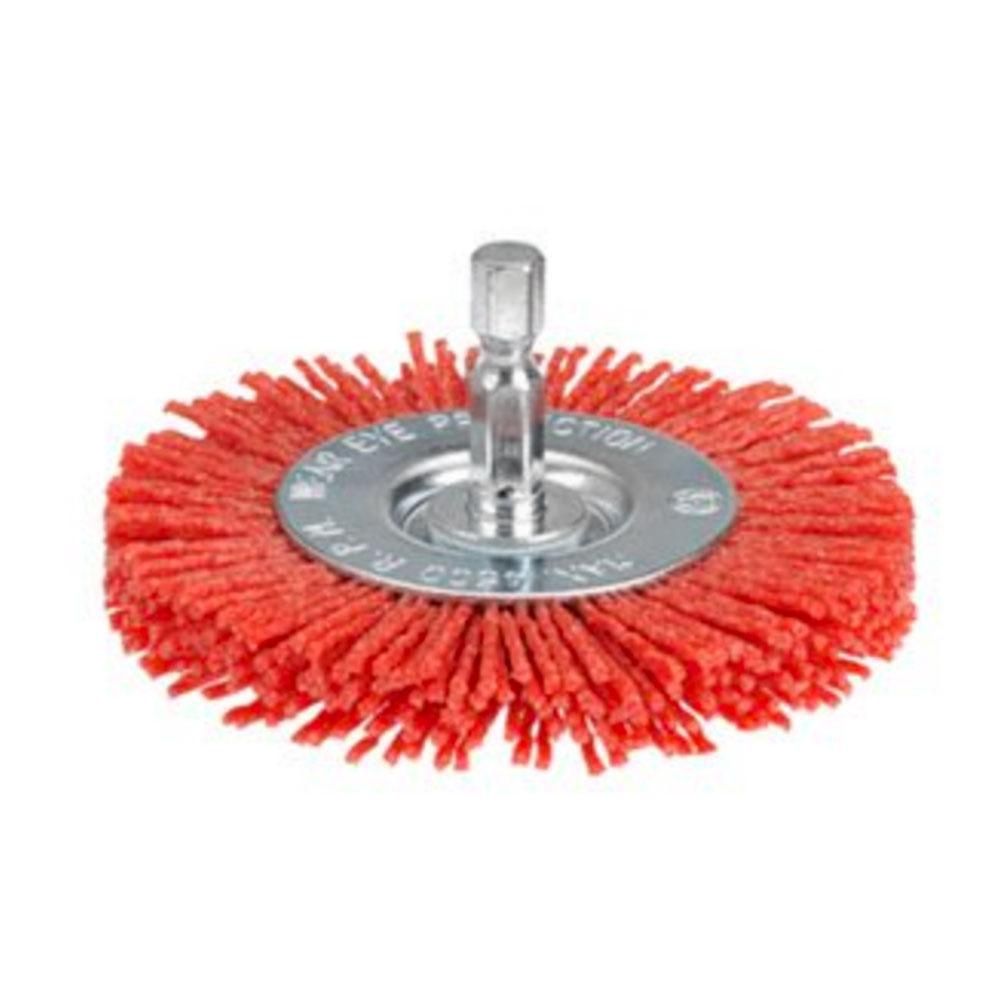 Bordo 5152-75S 75mm NylonGrit Wheel Brush with Hex Shank