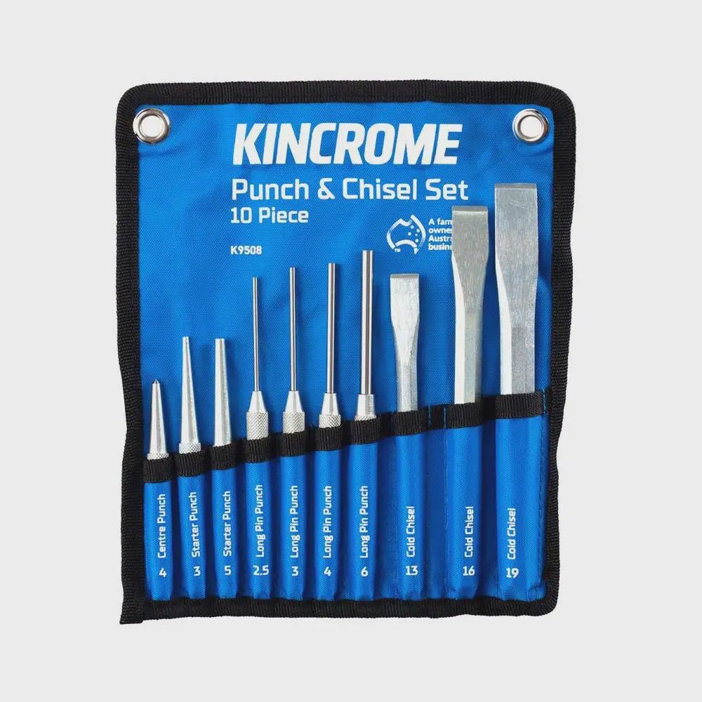 KINCROEM COMB. PUNCH SET 10PCE - K9504