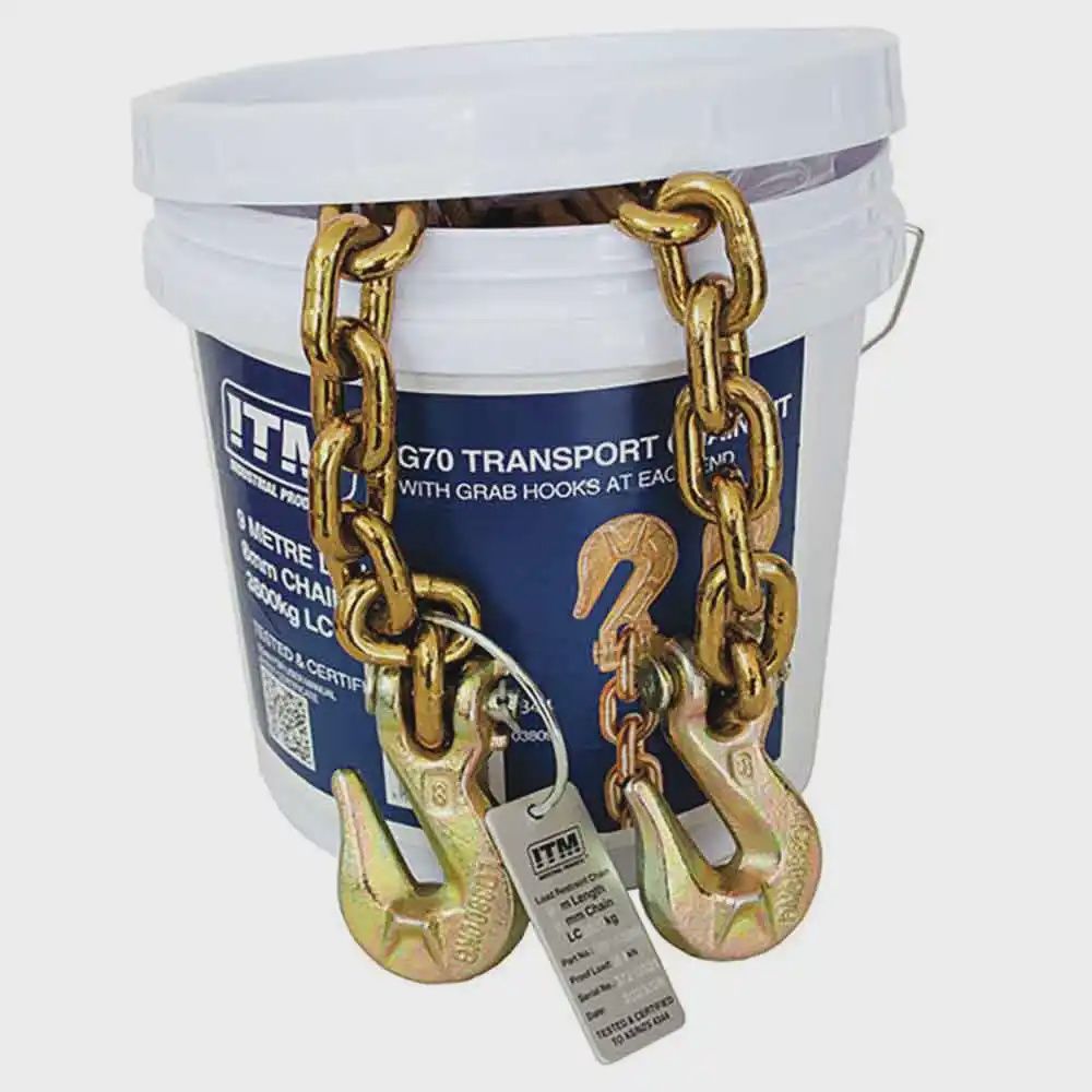 ITM TM9714-03809 3.8T Grab Hook End Transport Chain