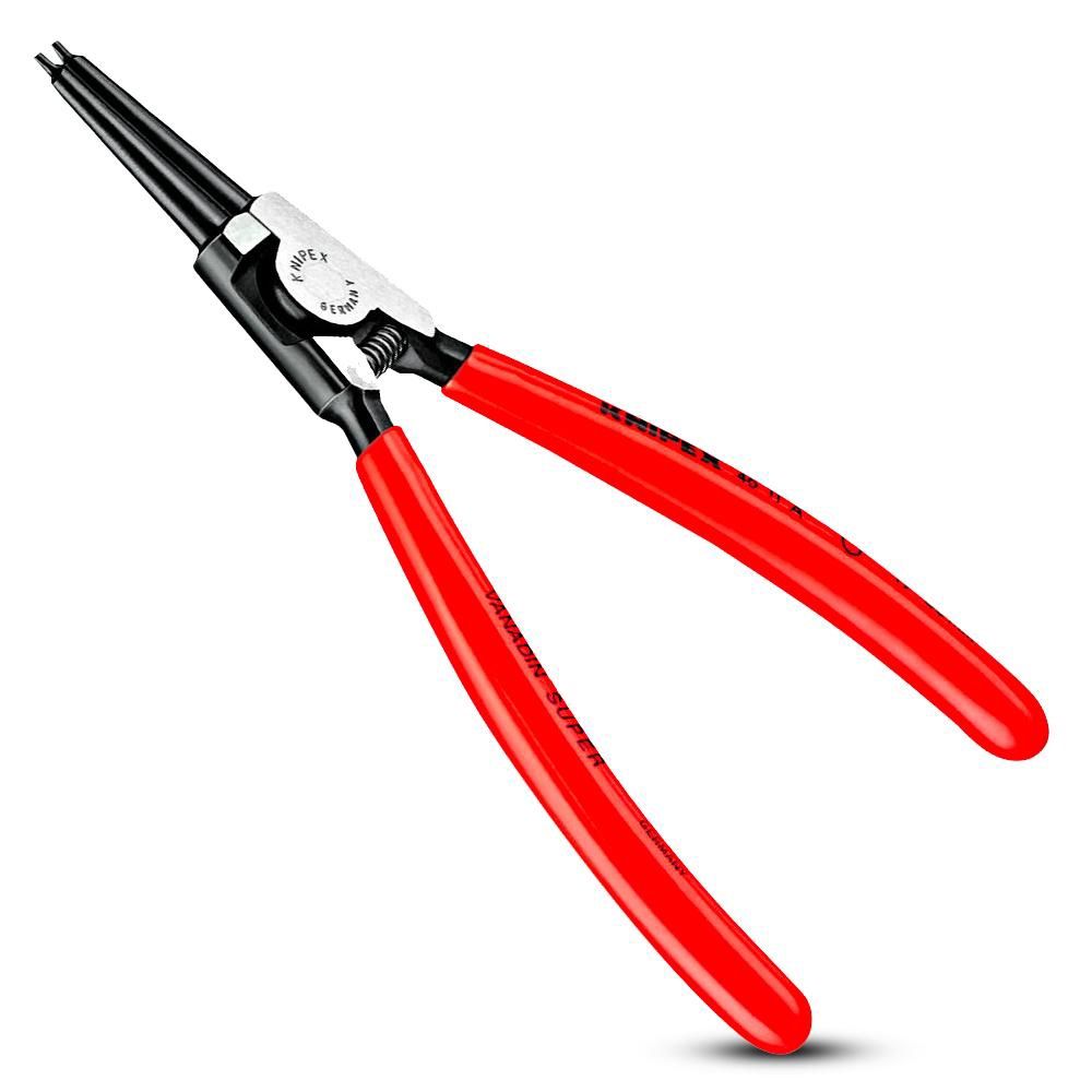 Knipex 4611A3SB 210mm Straight Tip External Circlip Pliers