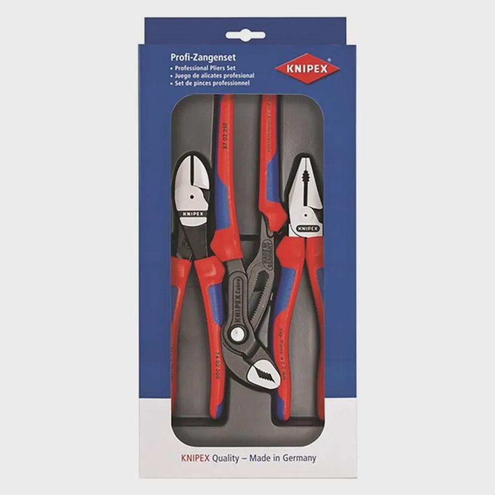 KNIPEX Multigrip Plier Set - 3 Piece