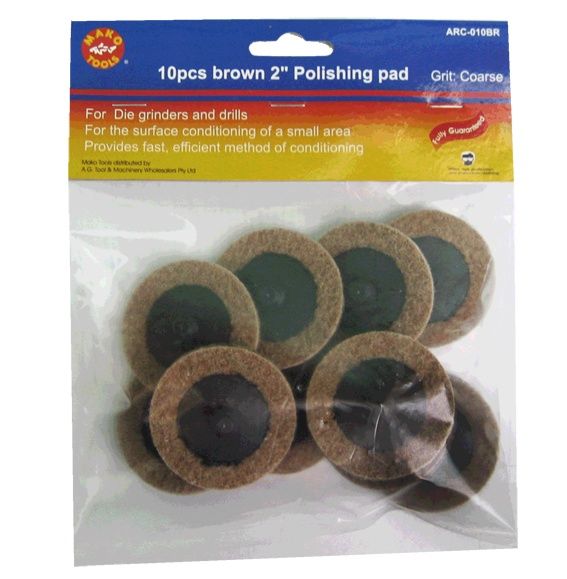 MAKO TOOLS ARC-010BL 10 PCS BLUE Polishing Pad