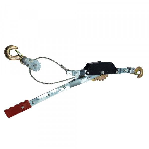 MAKO TOOLS KH2000 2 Ton Gear Hand Cable Puller Car Trailer Tow Hooks 4400 lbs