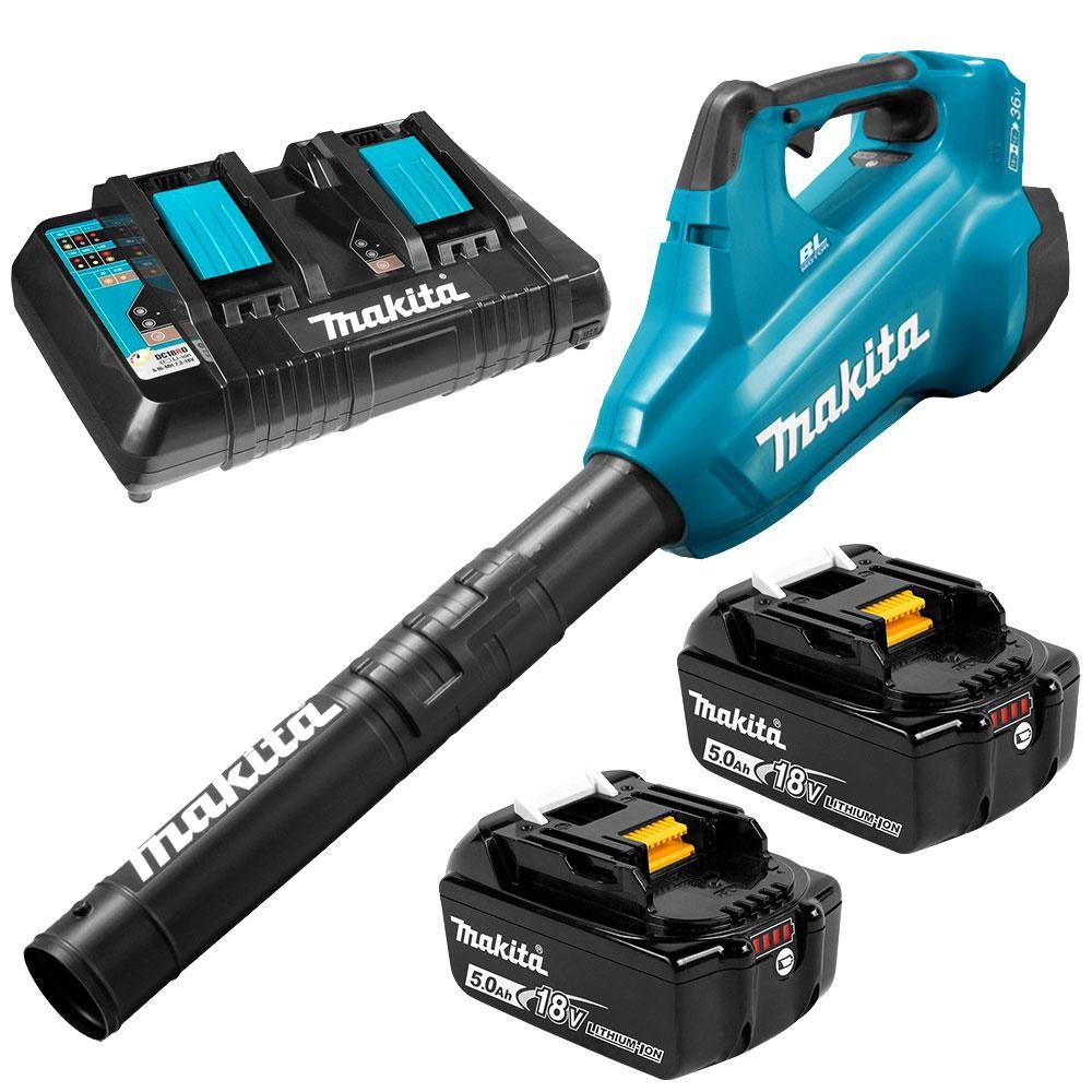 Makita DUB362PT2 36V (18V X 2) 5.0Ah Li-ion Cordless Brushless Turbo Blower Combo Kit