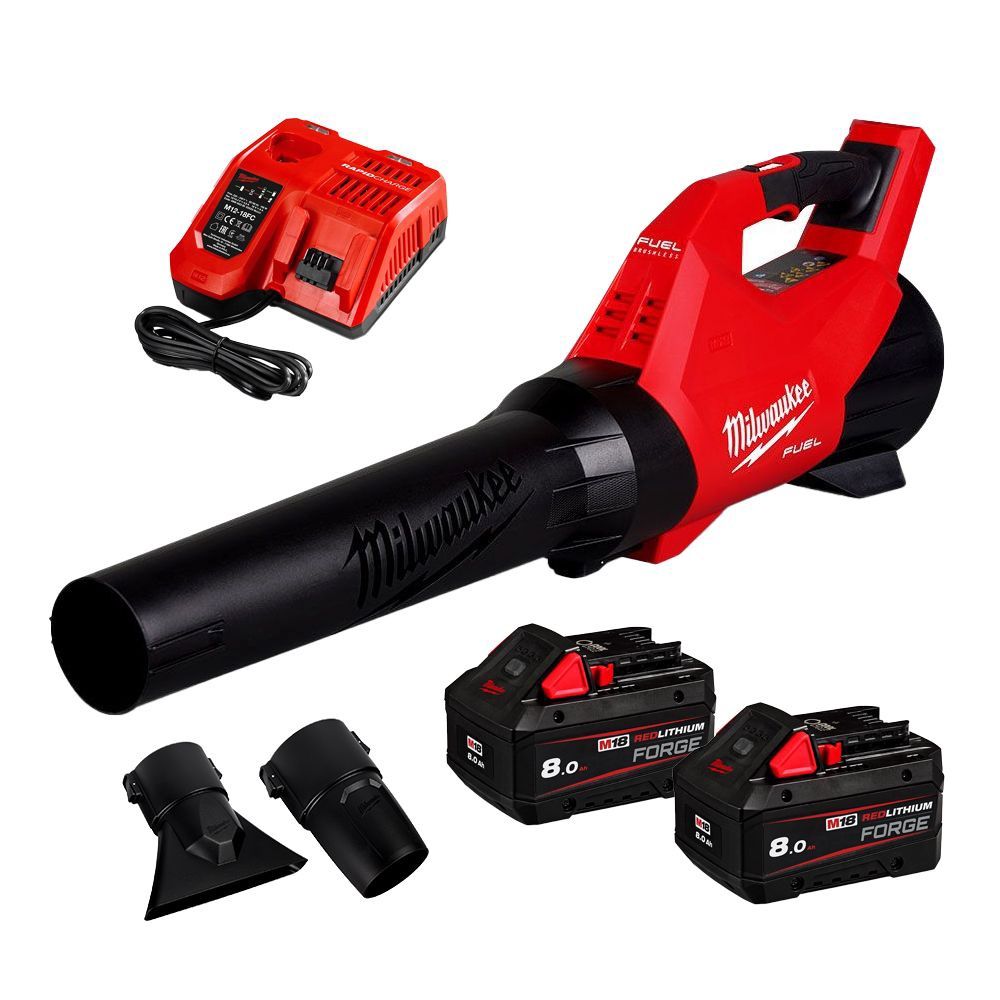 Milwaukee M18FBLG3802F 18V 8.0Ah REDLITHIUM FORGE Cordless Brushless Blower Combo Kit