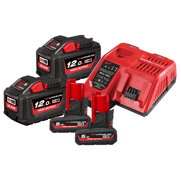 MILWAUKEE M18HOSP1254B M12™ &amp; M18™ REDLITHIUM™ HIGH OUTPUT™ Pack