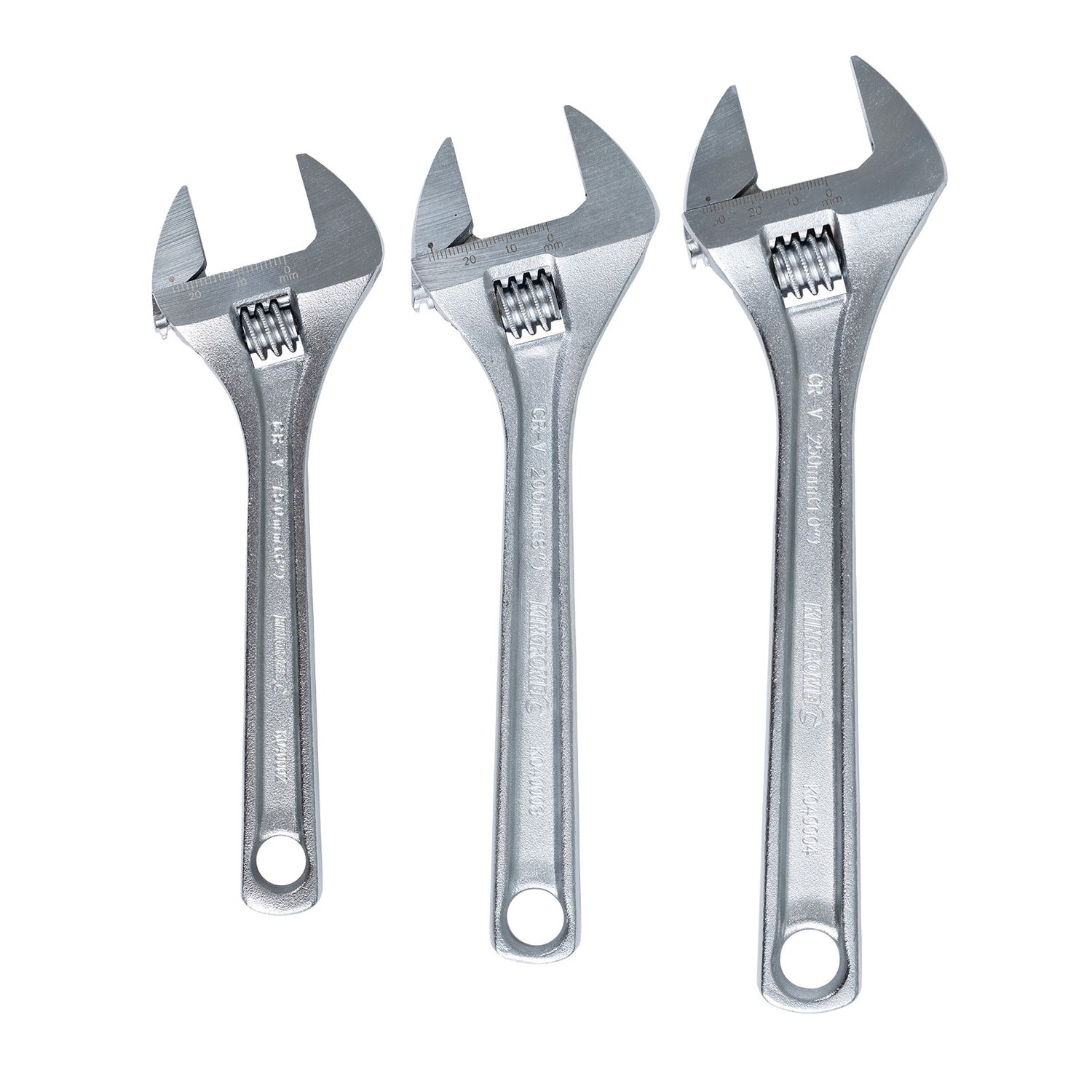Kincrome K040013 3pce Adjustable Wrench Set