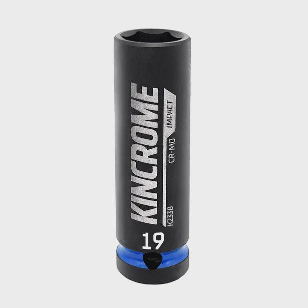 KINCROME 19mm x 1/2inch Drive Metric Deep Impact Socket