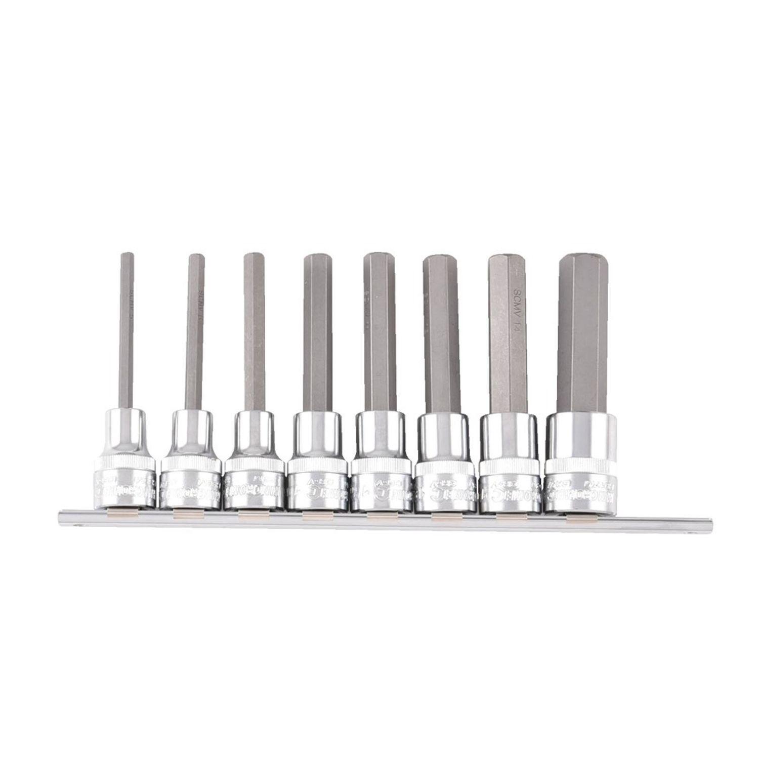 Hex Socket Set 8 Piece 1/2 Drive - Imperial