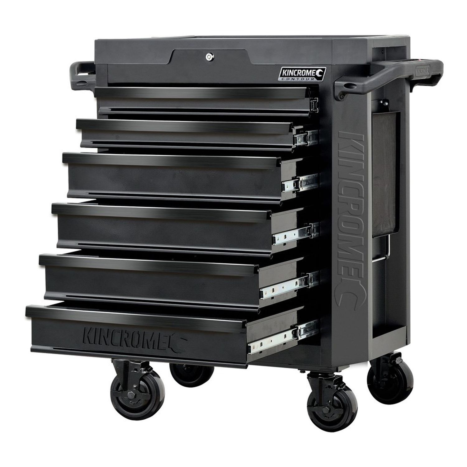 CONTOUR Tool Trolley 6 Drawer Black Series