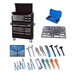 CONTOUR® Workshop Tool Kit 259 Piece 22 Drawer (42&quot;) Black