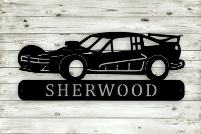 Personalized Tour-Type Modified Metal Wall Art Hanging Sign