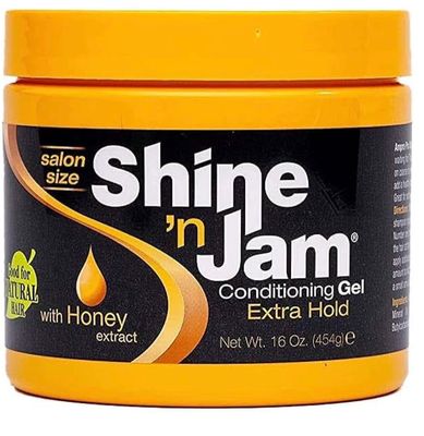 Shine &#39;n Jam Conditioning Gel Extra Hold for Braids, Twists, and Frizz Control