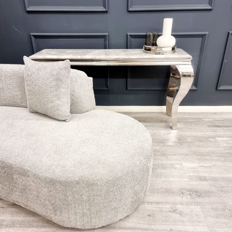 LOUIS CHROME CONSOLE TABLE
