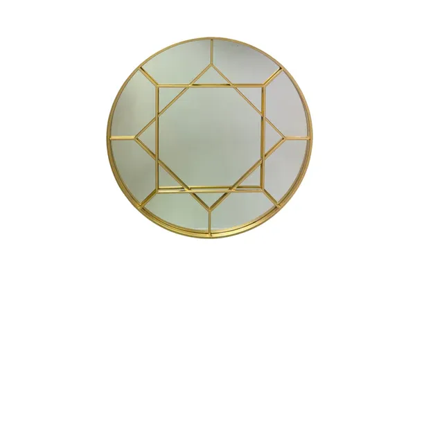 GOLD ROUND MIRROR