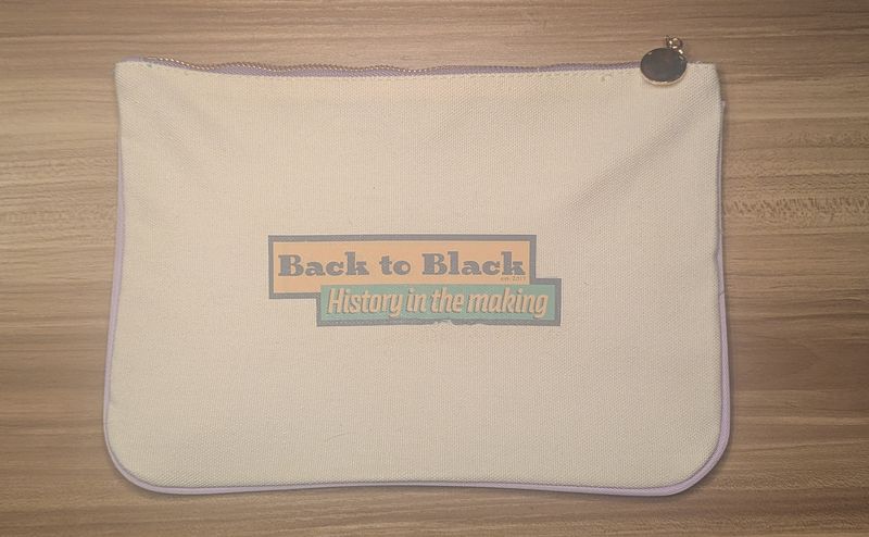 Back to Black History Make up Bag