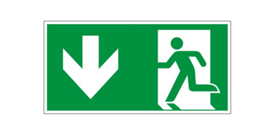 REZ RETTUNGSWEG GERADEAUS