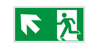 REZ RETTUNGSWEG LINKS NACH OBEN