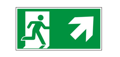 REZ RETTUNGSWEG RECHTS NACH OBEN