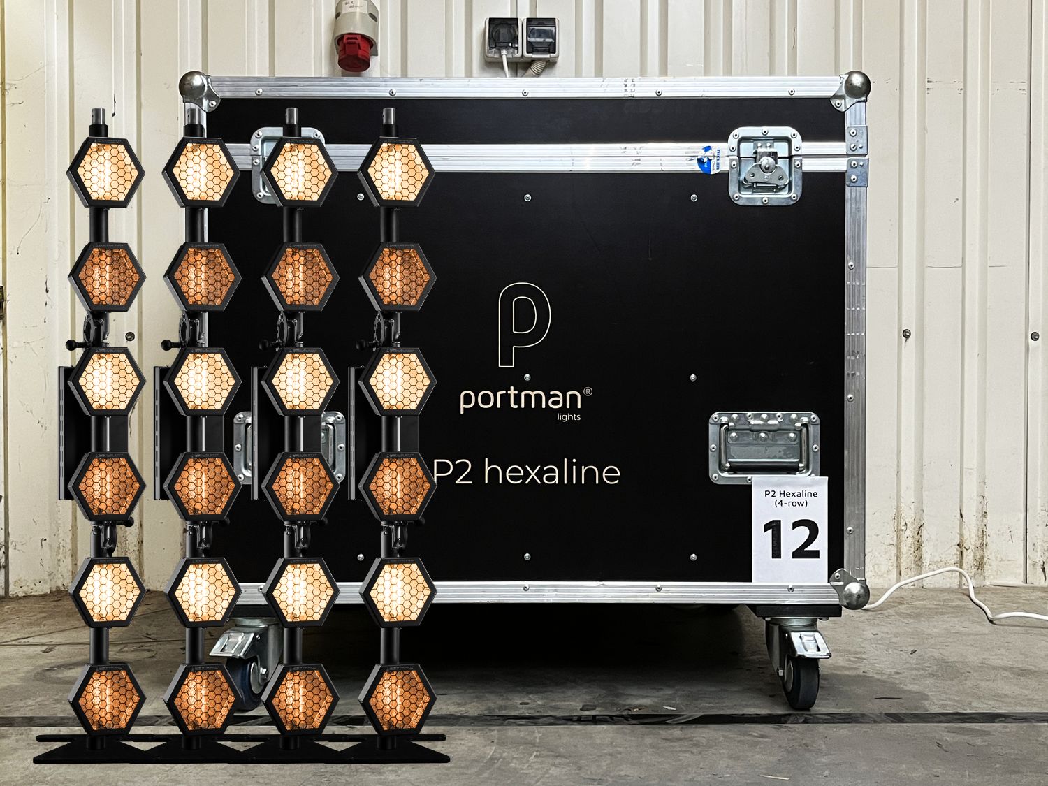 Bundle (4 x P2 Hexaline + Flight Case (4-row))