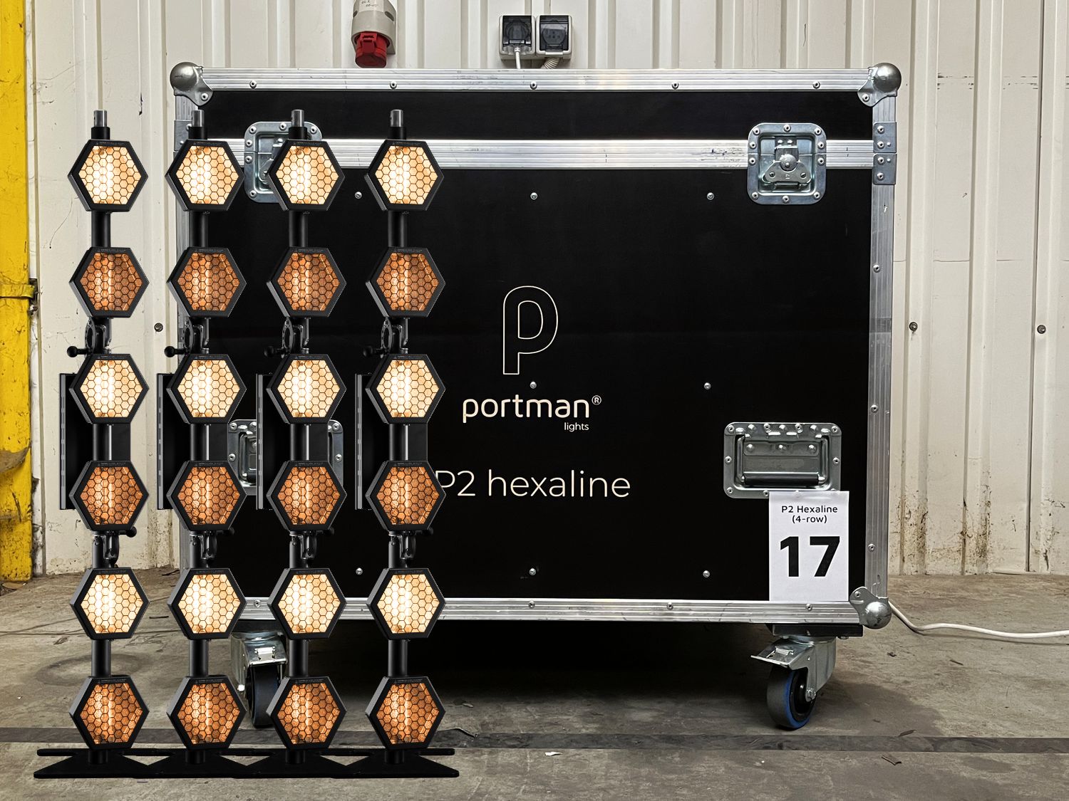 Bundle (4 x P2 hexaline + Flight Case (4-row))