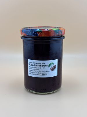 Fruchtaufstrich Kirsche-Amaretto