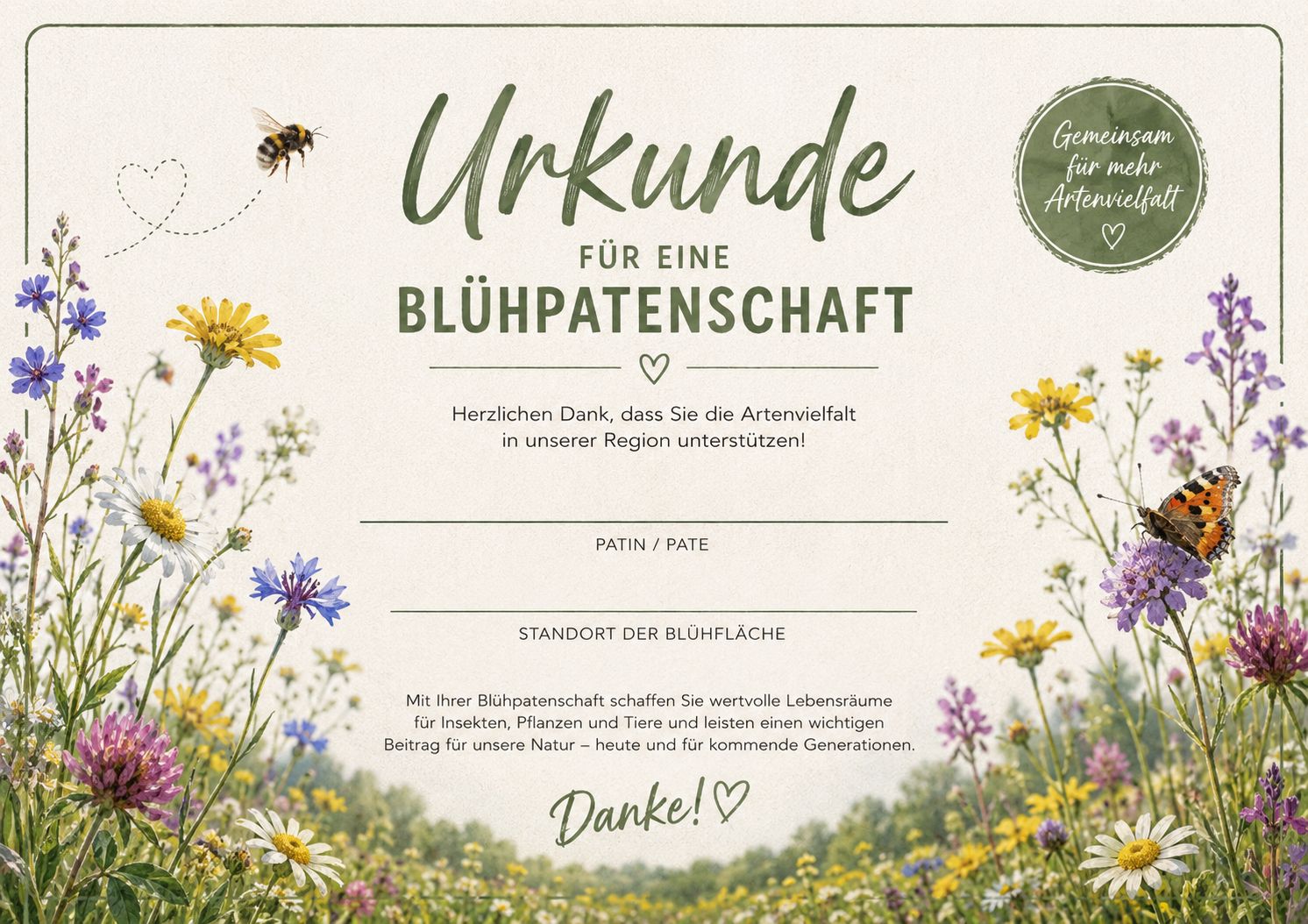Blühpatenschaft | 10 m²