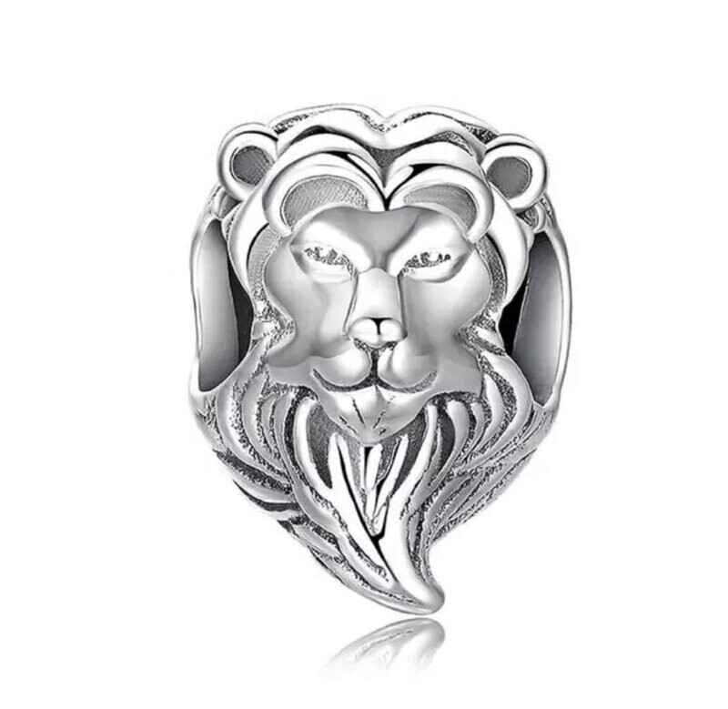 Lion Head  Charm