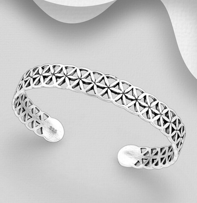 Flower of life bangle