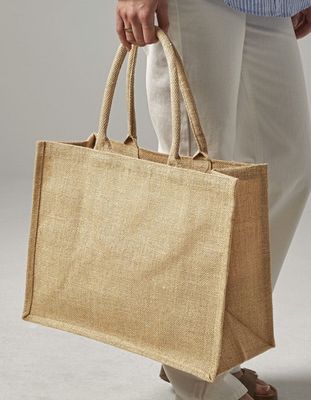 Shimmer Jute Shopper
