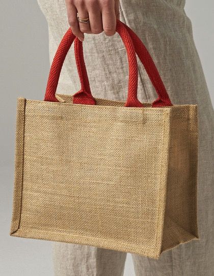 Jute Mini Gift Bag