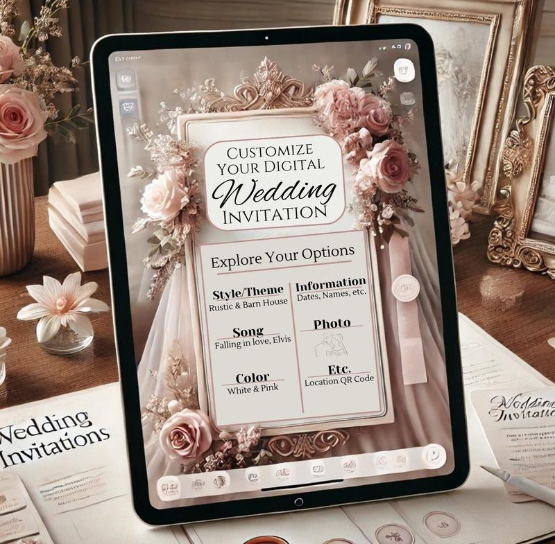 Craft Your Love Story - Customize Your Digital Wedding Invitation