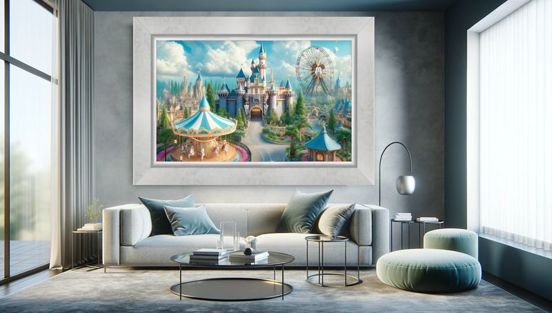 Disneyland Fantasies Unfold - 4 Digital Images JPGs