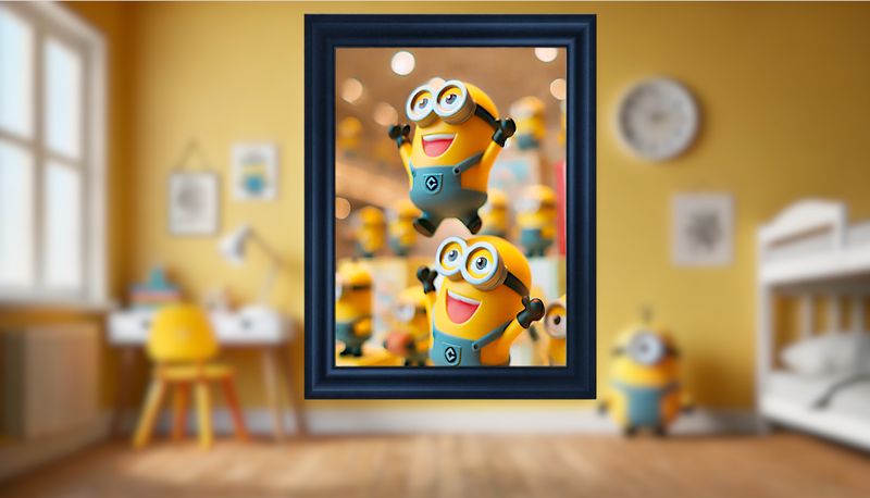 Minion Madness - 5 Digital Images JPGs