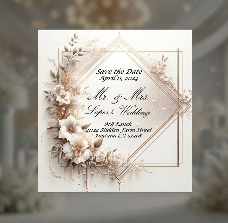 Elegant Wedding Invitation Template