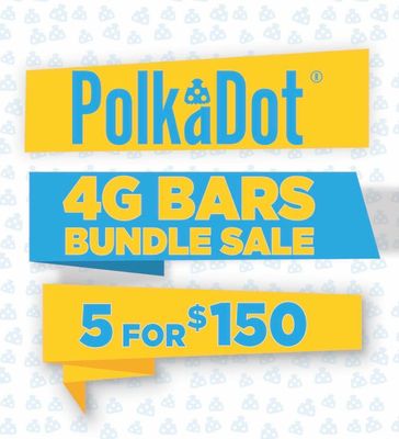 POLKADOT 4G BARS BUNDLE(5 Bars)