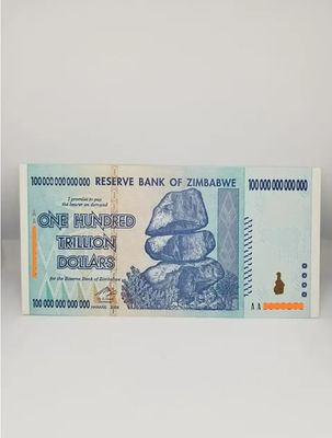 100 Trillion Zimbabwe Bond (ZWL) 2008 AA