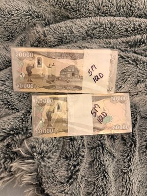 10M IRAQI DINAR IQD BLACK LIGHT UV-VERIFIED AUTHENTIC NOTES
