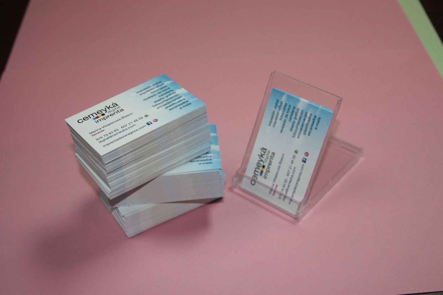 TARJETAS DE VISITA PERSONALIZADA