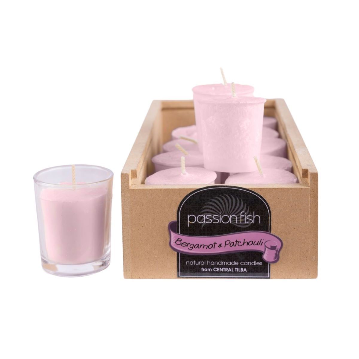 Bergamot & Patchouli 15hr Votive Candle