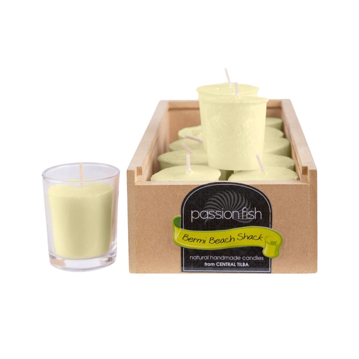 Bermi Beach Shack 15hr Votive Candle