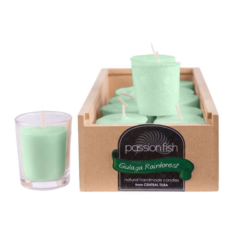 Gulaga Rainforest 15hr Votive Candle