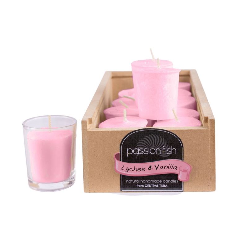 Lychee & Vanilla 15hr Votive Candle