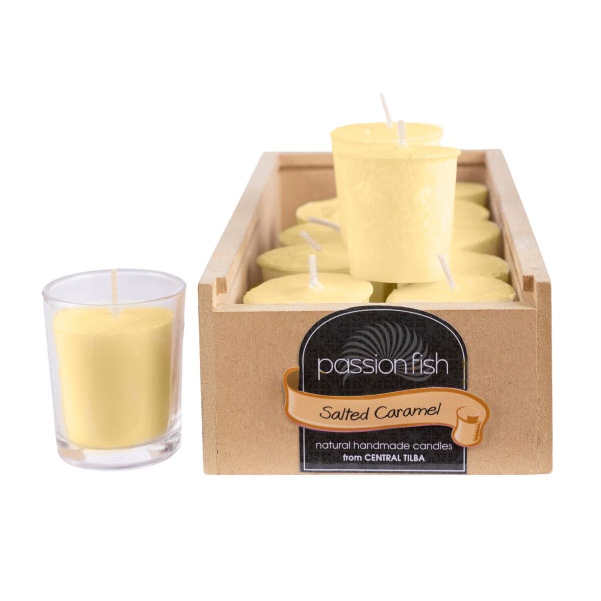 Salted Caramel 15hr Votive Candle